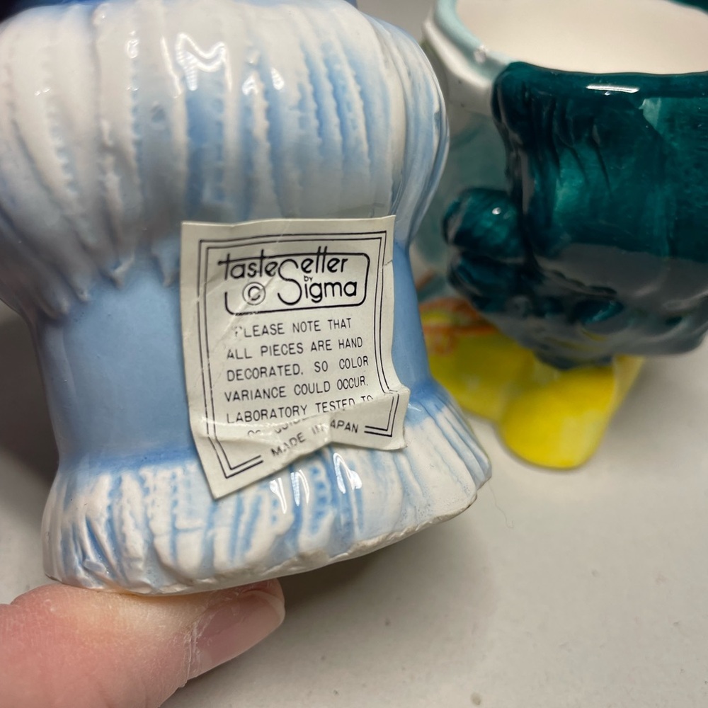 VTG 70s TasteSetter Jim Henson’s Muppets Sam Eagle & Zoot the Sax egg cups (2ct) - Picture 9 of 12